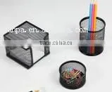 Hangzhou Supplies High Quality Metal Mesh Office Desk Organizer Stationery Set thumbnail-1