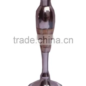 Aluminum Metal Silver Candle Stand thumbnail-1
