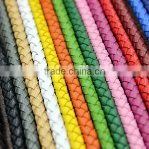 2016 Handmade Weave Real Leather 5mm Long Lanyard / Real Leather Rope thumbnail-2