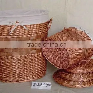 the Most Popular Wicker Laundry Basket With Handles and Cover thumbnail-1