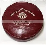 Round Faux Leather Storage Stool For Livingroom/Bedroom thumbnail-1