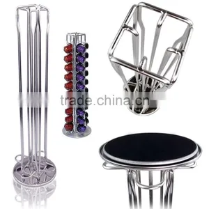 40 Rotating Nespresso Coffee Capsule Pod Holder Rack Tower Stand Gift thumbnail-2
