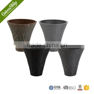 10T30 Series Biodegradable Outdoor Decorative Plastic Flower Pot/Planter/ 10 Years Lifetime thumbnail-1