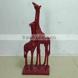 Polyresin Giraffe Sculpture Statue thumbnail-1