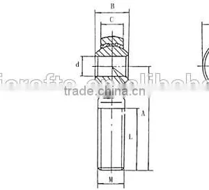 POS5 Spherical Plain Bearing/Rod End Bearing thumbnail-1