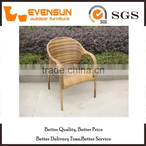 China Traditional 4 Rip Pe Rattan Dining Arm Chair thumbnail-1