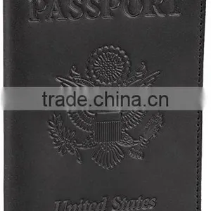 Genuine Leather Tianhooo Leather Passport Cover & Holder for Men Women Passport Case thumbnail-4