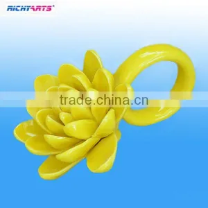 Unique Ceramic Flower Napkin Rings thumbnail-1