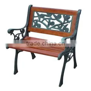 Garden Bench, Cast Alum Legs, Plastic Wood Bench thumbnail-4