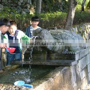 Large Outdoor Sculptures Stone Carving Granite Turtle Stone Fountain thumbnail-1