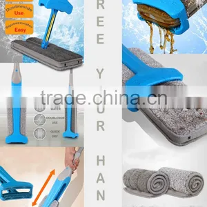 Free Hand-washing Flat Floor Cleaner Mop Automatic Squeeze Cleaning Mob thumbnail-1