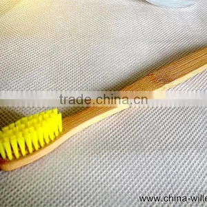 Color Bristle Bamboo Handle Toothbrush thumbnail-2