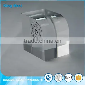 High Quality Clear Acrylic Cube Product Signage thumbnail-1