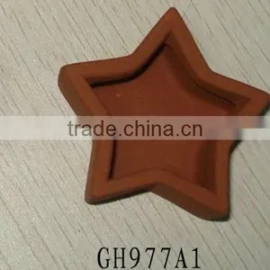 Star Shape Terracotta Tealight Holder thumbnail-1