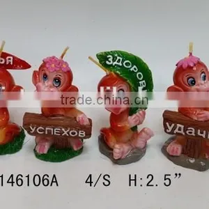2016 New Year Gift Monkey Shape Candle thumbnail-5