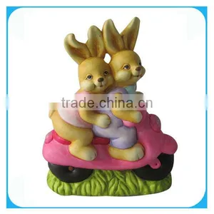 Ceramic Decorative Easter Rabbit Decoration thumbnail-1
