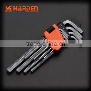 Professional Heat Treat 9PCS Medium Hex Key Wrench thumbnail-1