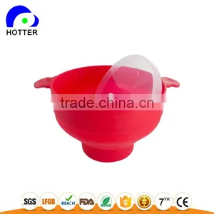 Microwave Air Popcorn Popper - Silicone Popcorn Maker Bowl for Home thumbnail-1