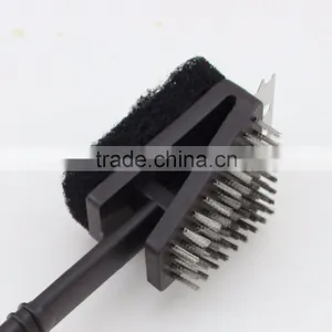 Plastic Handle Two Functions Brush for Barbecue thumbnail-5