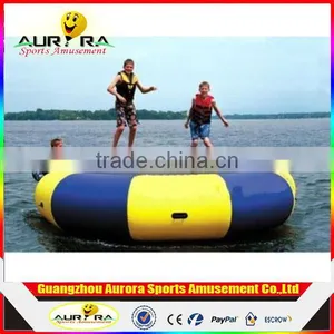 High Quality Inflatable Water Bouncy Trampoline Inflatable Sea Trampoline for Sale thumbnail-1