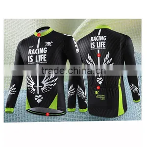Long Sleeve Cycling Jersey/bicycle Clothing/bike Cloths Set thumbnail-1