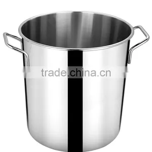 Big Deep Stainless Steel Soup Bucket thumbnail-5