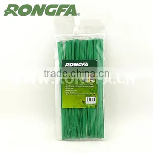 6mm x 15cm Gardening Use Green Paper Twsit Ties for Machine thumbnail-1