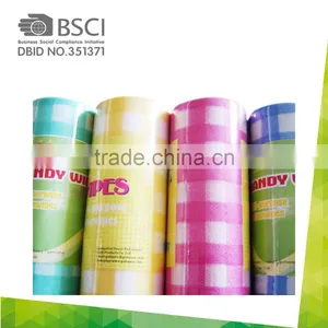 Cheap Good Quality Big Spunlace Nonwoven Fabric Rolls Muli-purpose Cleaning Wipes for Kitchen thumbnail-3