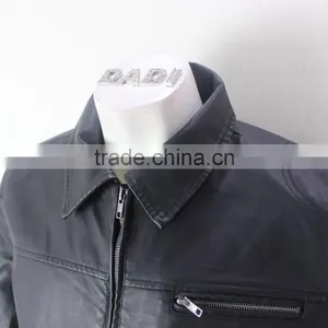 2015 Mens Fashion Leather Jacket Brands thumbnail-2