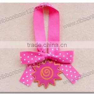 Pink Logo Ribbon Bow With Lable for Gift thumbnail-1