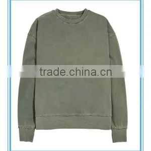 Men's Washed Sweatshirt Cut&sew Sweater thumbnail-2