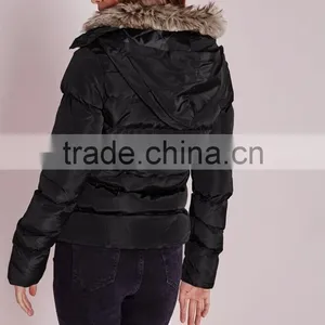 Most Popular Chinese Style Women Black Padded Jacket thumbnail-5