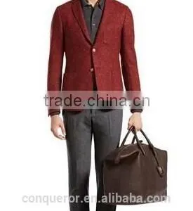 100% Wool 2 Button Suit (SHT1322) thumbnail-1