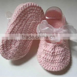 Custom Crochet Baby Shoes, Handmade Baby Shoes, Knitted Baby Slipper Socks thumbnail-2