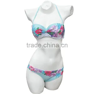 Plain Dyed Technics and Adults Age Group Sexy Mature Bikini Colorful Set (LD131004) thumbnail-1
