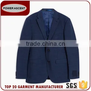 Casual Men'S Two Button Single Vent Fashion Suit Jacket Blazer For Sale thumbnail-1