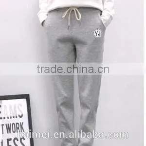 2017 Wholesale Oversize Life Gym Good Quality Comfortable Jogging Pants Woman CVC(60/40) thumbnail-3