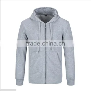 2017 Wholesale Promotion Fashion Design Cheap Zipper Hoodies for Sports thumbnail-1
