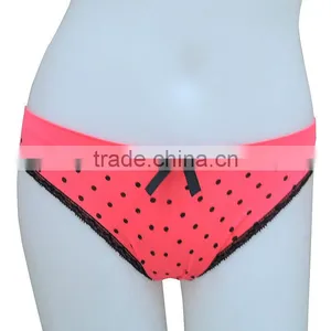 New Style Nice Quality Seamless Woman Sexy Underwear Ladies Panty Ladies Bikini W/print & Lace thumbnail-1