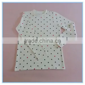 Children Gilrs Cotton Underwear Long Johns, High Quality Dot Kids Pajamas Clothes for Child thumbnail-1