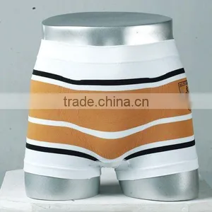 Colorful Stripes Seamless Boxer Short for Men thumbnail-1