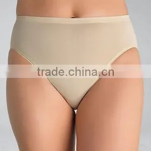 Ladies Seamless Underwear Hi-cut Panty thumbnail-1