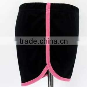 Runwaylover Custom Summer Sexy Bright Color Hot High Waist Gym Sport Women Cotton Shorts thumbnail-4