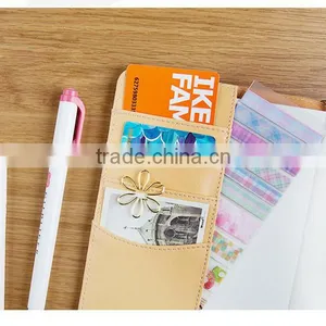 A6 Canvas Colors Cover Daily / Monthlyr /workly Loose Leaf Agenda Planner With Clasp thumbnail-5