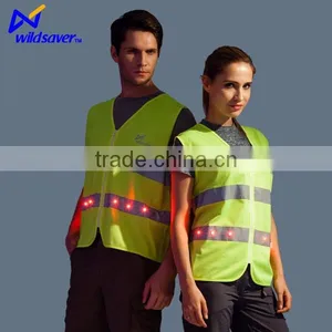 Hi Vis LED Flashing Safety Cleaning Uniform for Road Cleaner thumbnail-2