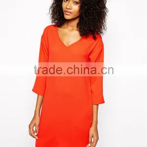 Chinese Manufacturing Kimono Sleeve Vneck Dress 2014 Wholesales thumbnail-1