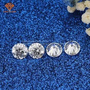 Simulate Diamonds DEF Clear White 6.5mm 1 Carat Moissanites Loose Stone for ​jewelry Making thumbnail-4
