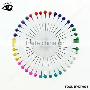 DIY Tools Colorfull Round Pearl Straight Head Pins thumbnail-1