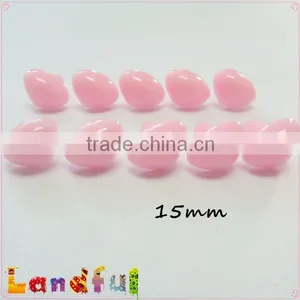 15mm Light Pink Triangle Nose Safety Plastic Nose Stuffed Bear Nose thumbnail-1