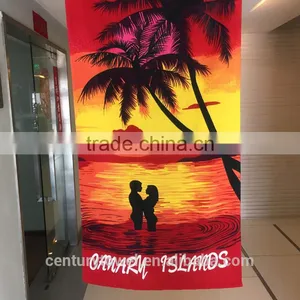 Wholesale China Customized Quick Dry Microfiber Beach Bath With Transfer Printing thumbnail-1
